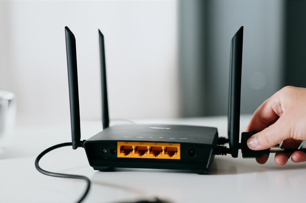 Generate a high-quality, relevant image prompt for an article about: Terminate Singtel WiFi: Effortl