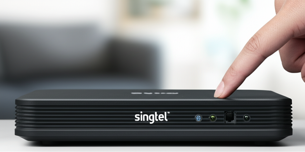 Generate a high-quality, relevant image prompt for an article about: Singtel TV Box: Essential Hassl