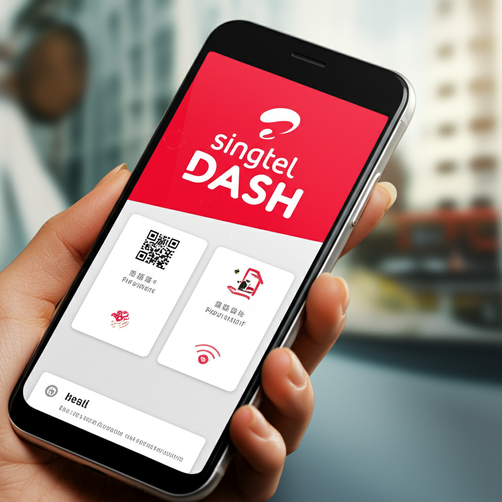 Generate a high-quality, relevant image prompt for an article about: Singtel DASH: Your Ultimate Gui