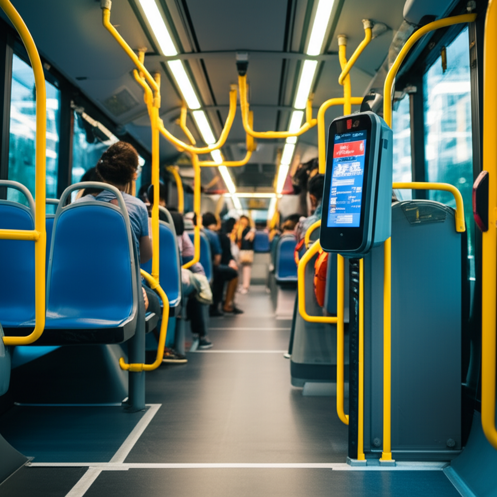 Generate a high-quality, relevant image prompt for an article about: How Much is Bus Fare in Singapo